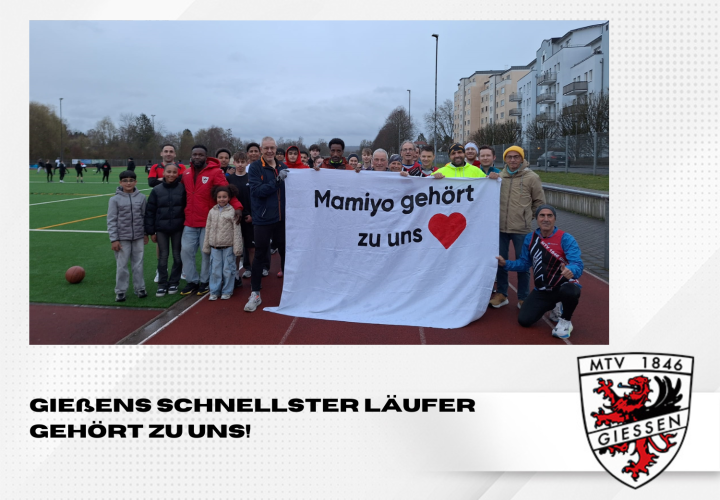 Gießens schnellster Läufer gehört zu uns!